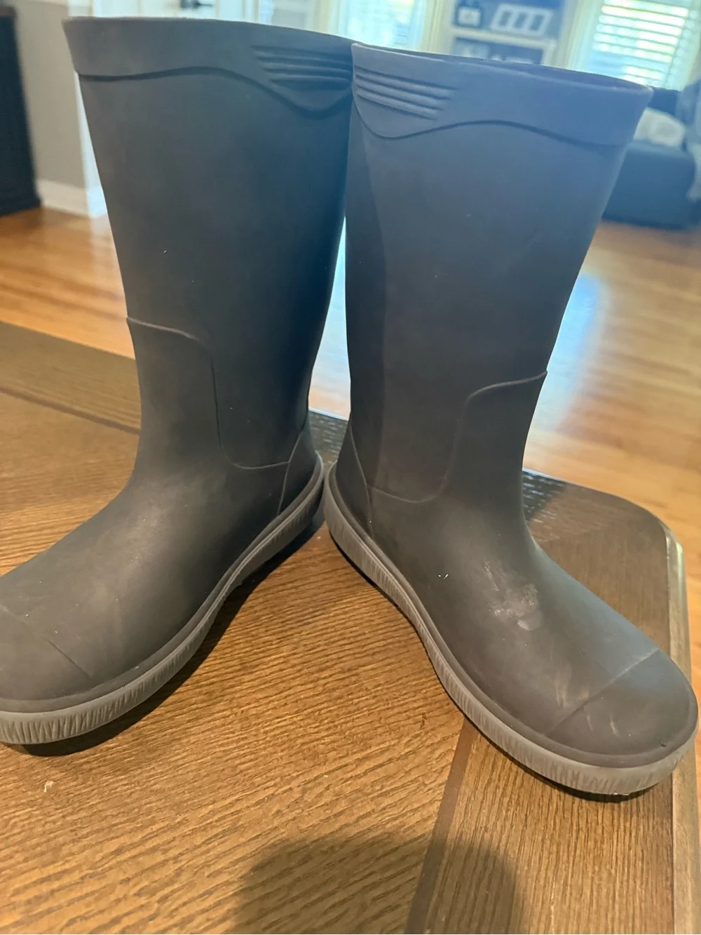 Kids Kamik Black Rain Boot